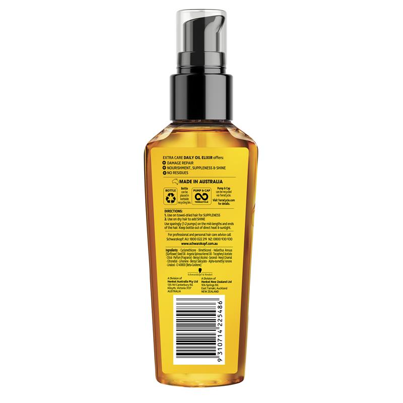 Schwarzkopf Extra Care Daily Oil Elixir 100ml - Image 2