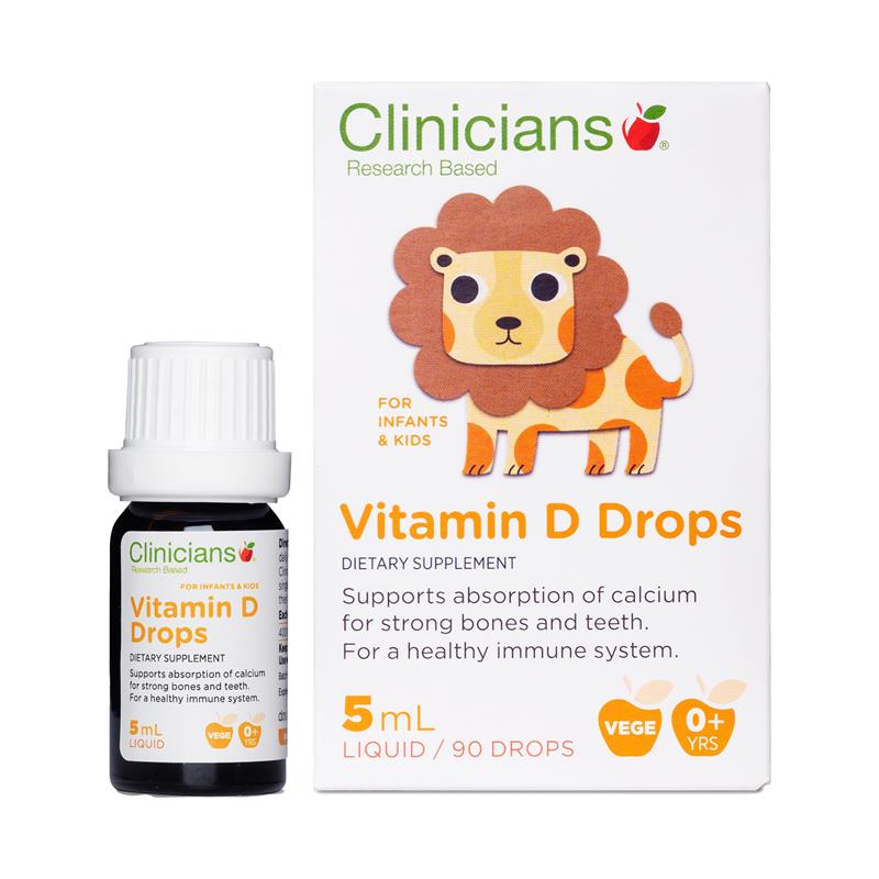 Clinicians Vitamin D Drops 5ml - Image 2