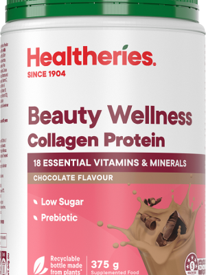 Healtheries Beauty Wellness Collagen Protein 375g
