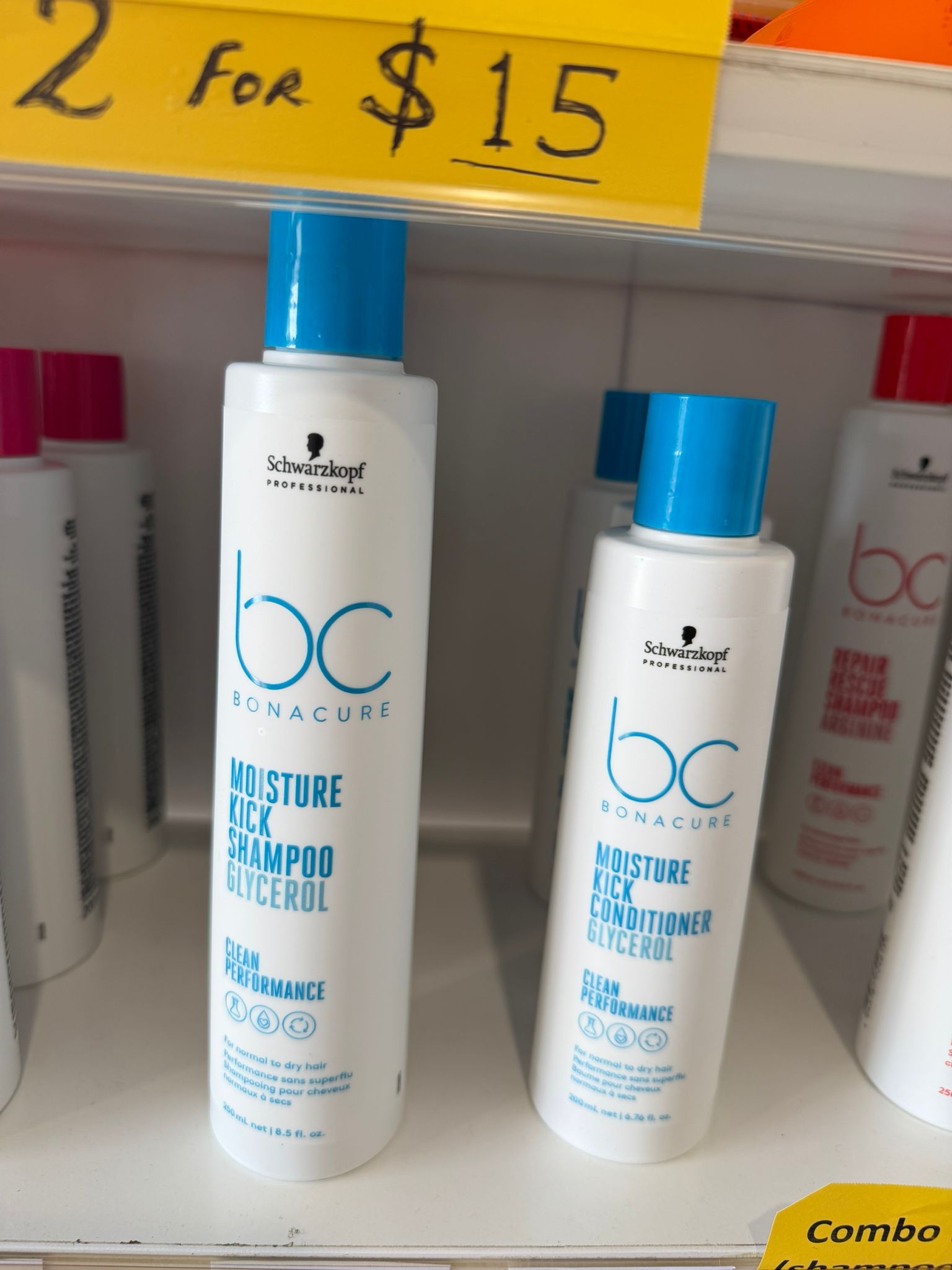 Bonacure Clean Performance pH 4.5 Color Freeze Shampoo & Conditioner Combo - Image 3