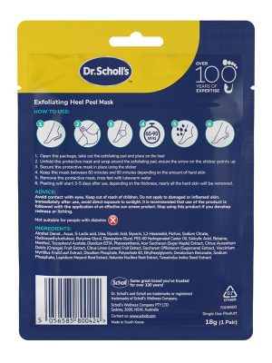 Scholl Exfoliating Heel Peel 1 Pair