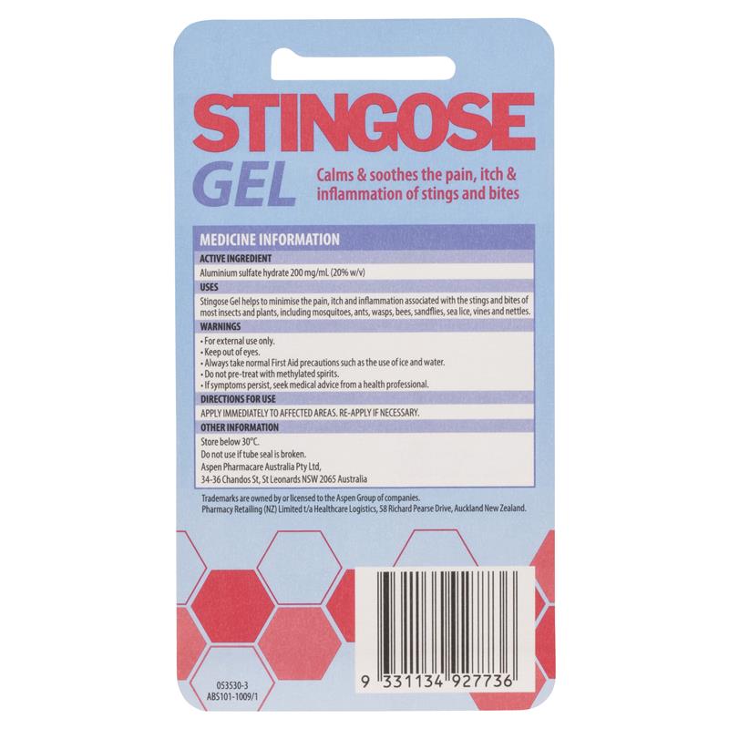 Stingose Gel Blister 25g - Image 2