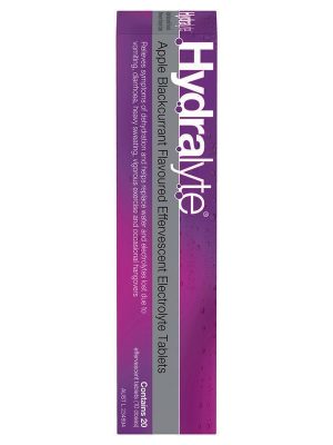 Hydralyte Electrolyte Effervescent Apple Blackcurrant 20 Tablets