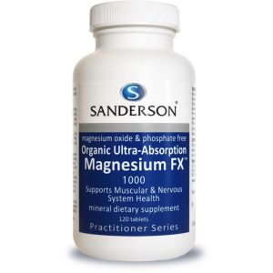 Sanderson High Absorption Organic Magnesium FX 120 Tablets
